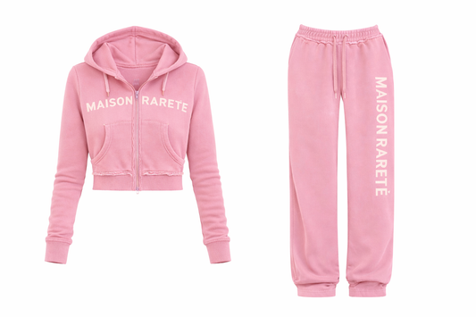 MAISON RARETÉ CROPPED ZIP SET