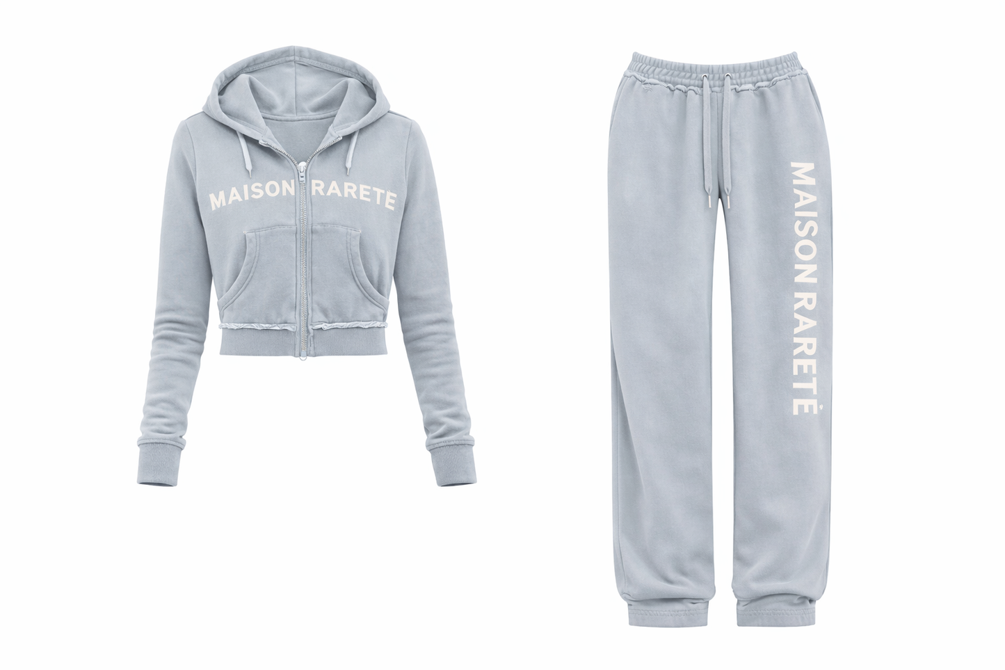 MAISON RARETÉ CROPPED ZIP SET