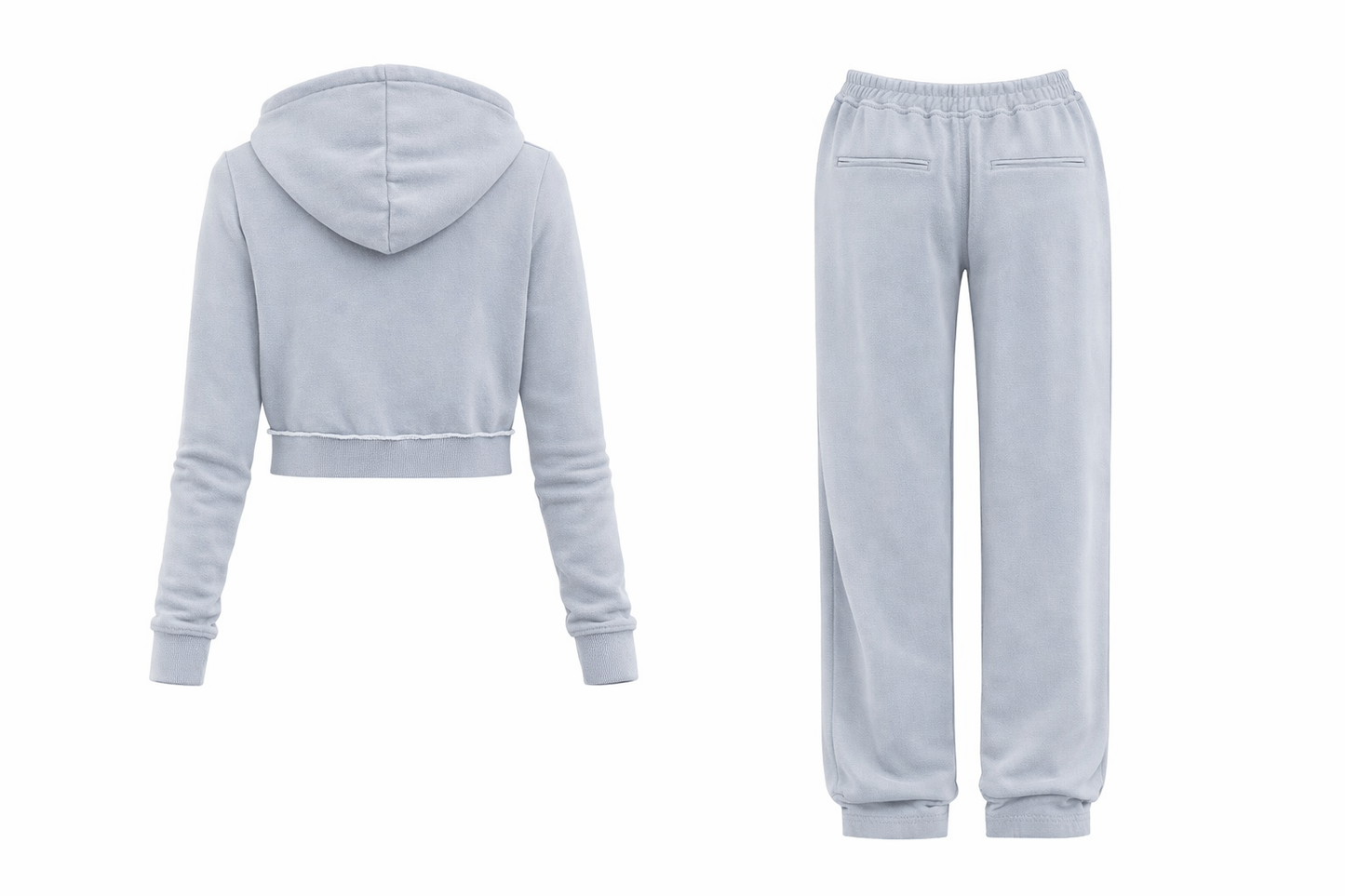 MAISON RARETÉ CROPPED ZIP SET